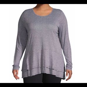 MICHAEL KORS ◾️  PLUS ◾️ Tiered Ruffled Hem Tunic